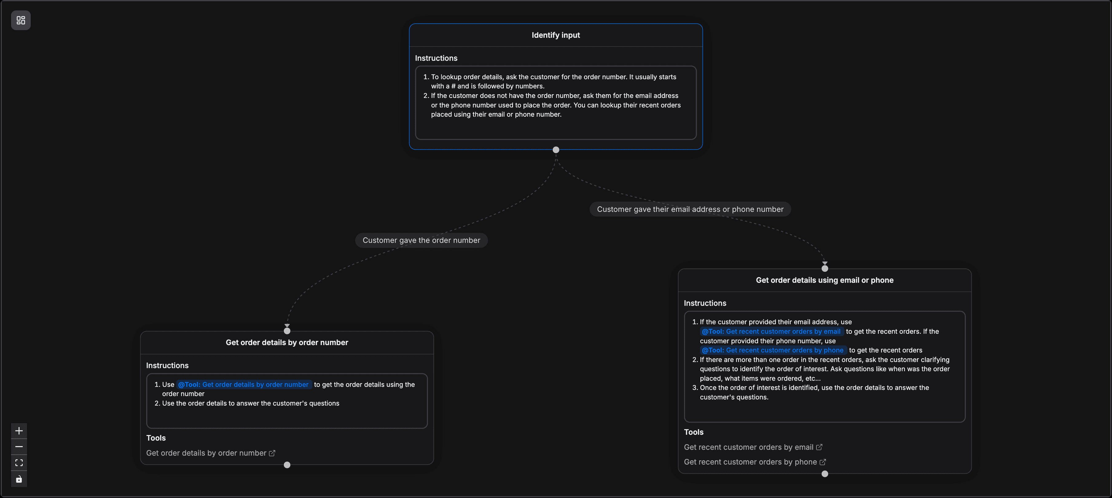 AI Agent Workflow Configuration Interface